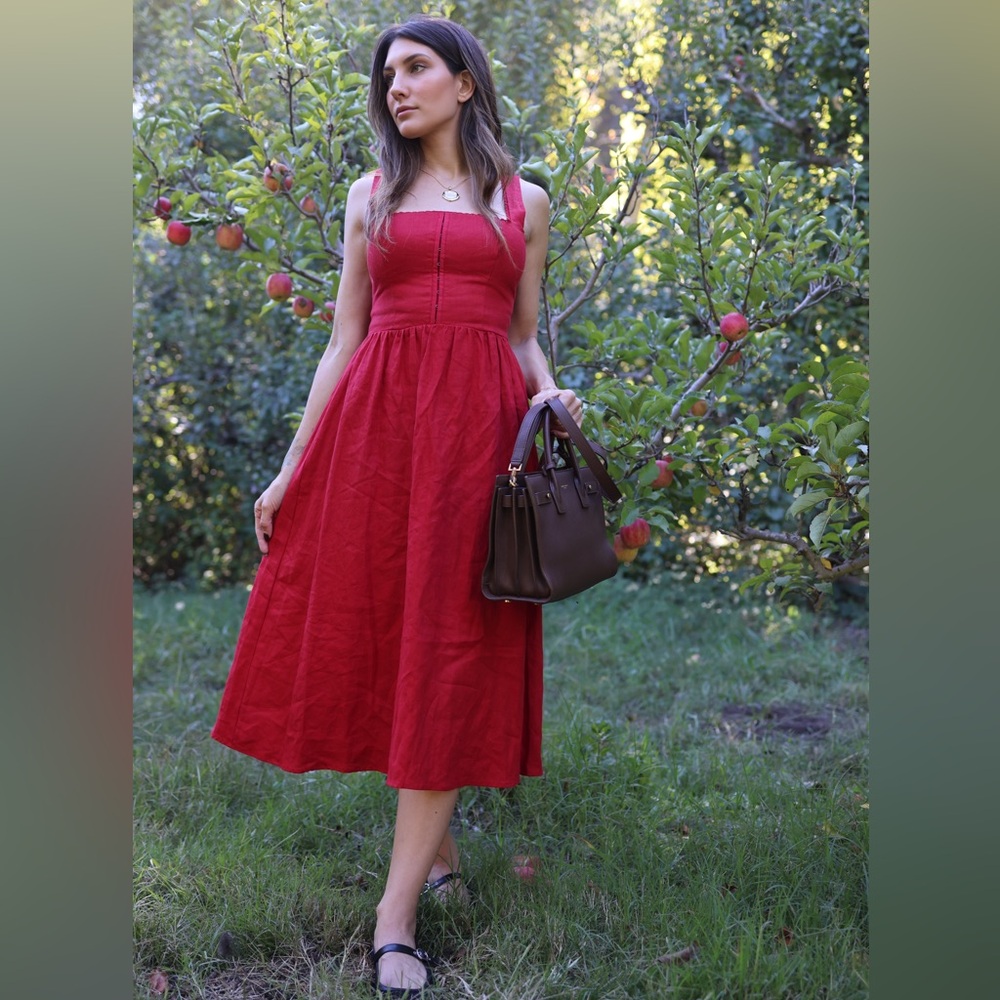 Red Reformation dress